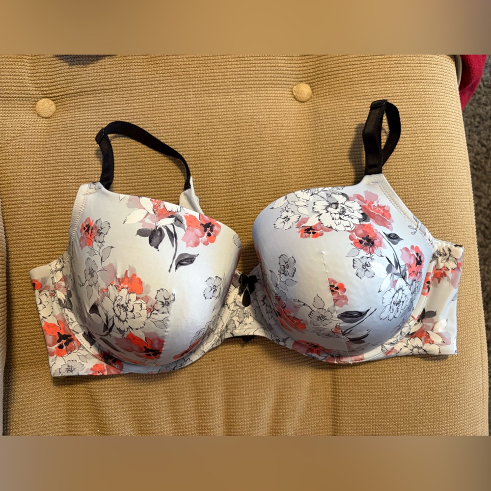 Lightly Lined Bra 42D Floral